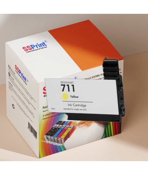 Cartouche Compatible HP CZ132A N°711 Cyan