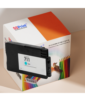 Cartouche Compatible HP CZ133A N°711 Magenta