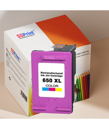 Cartouche Compatible HP 2515/3515 CZ102A N°650 Couleur Cyan Magenta Jaune