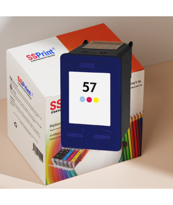 Cartouche Compatible HP 57 / C6657AE Couleur Cyan Magenta Jaune