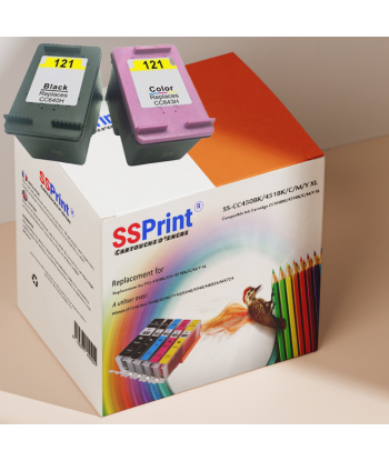 Cartouche Compatible HP CC643HE N°121 Noir