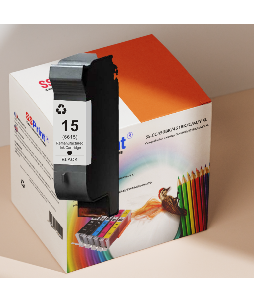 Cartouche Compatible HP 15 C6615DN Noir