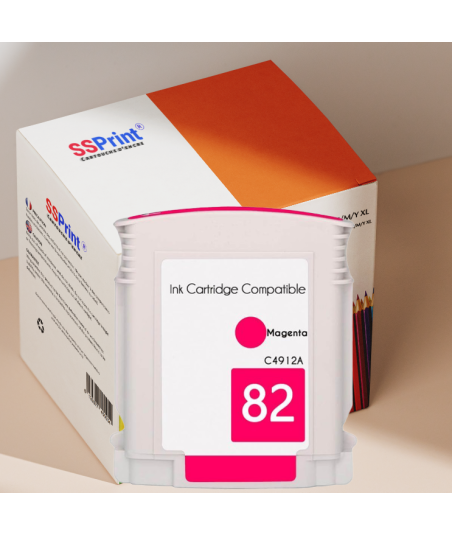 Cartouche Compatible HP 82 C4912AE Magenta