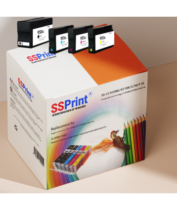 Cartouches Compatibles HP 950 Noir et HP 951 C/M/Y