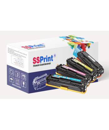 Pack 4 Toners Compatibles HP CB540/543 CE320/323 CF210/213 Couleur